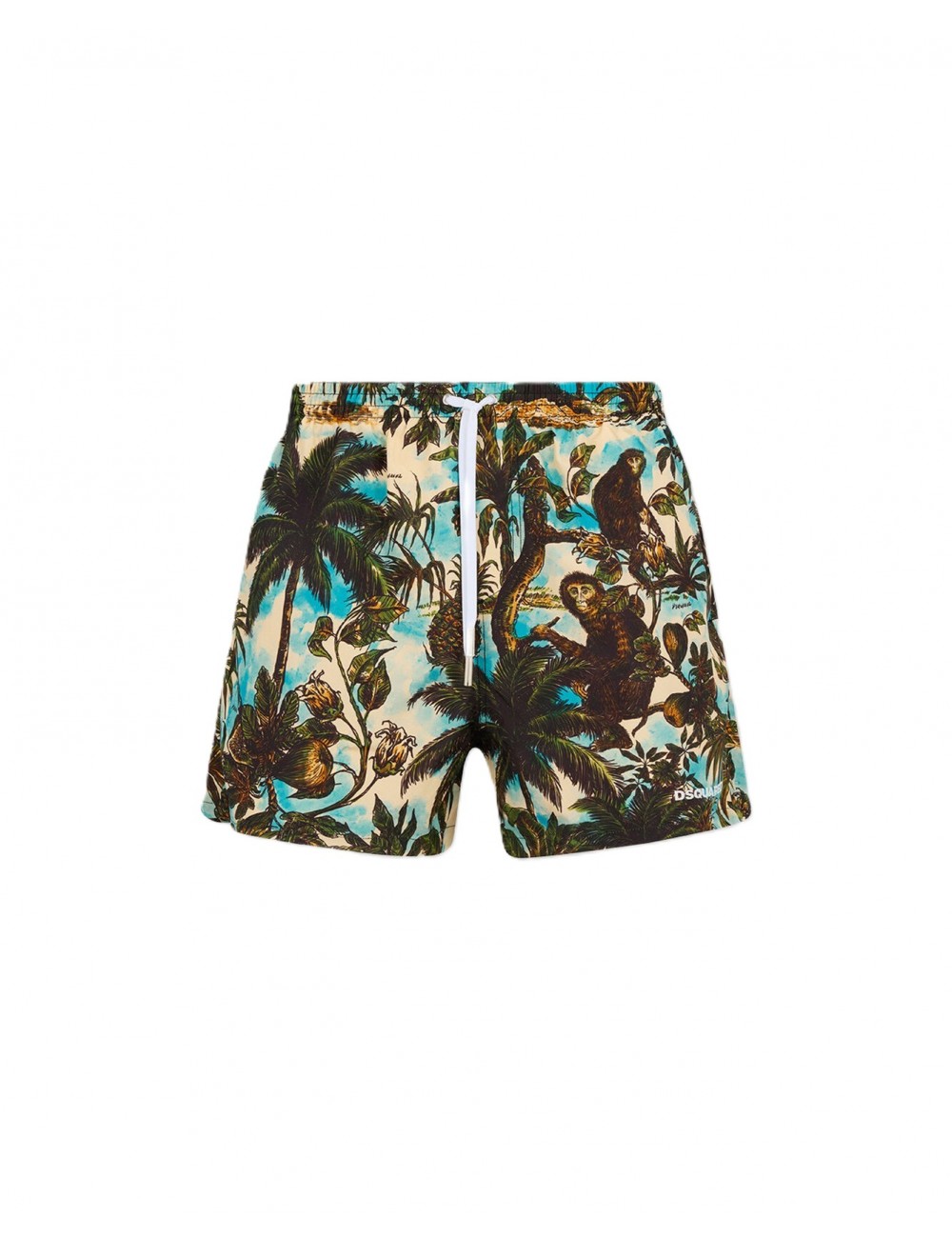 costume a pantaloncino dsquared2 UOMO MULTICOLORE 357 - D7B626790 vista frontale