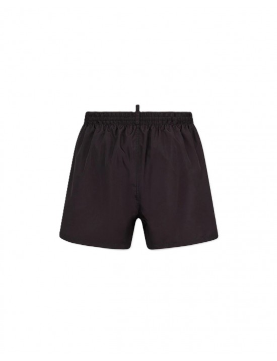 costume a pantaloncino dsquared2 UOMO NERO 001 - D7B626710 vista frontale