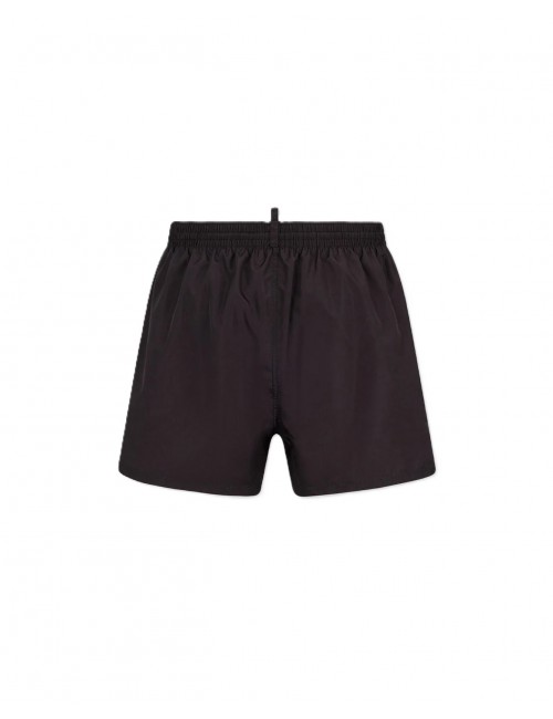 costume a pantaloncino dsquared2 UOMO NERO 001 - D7B626710 vista posteriore