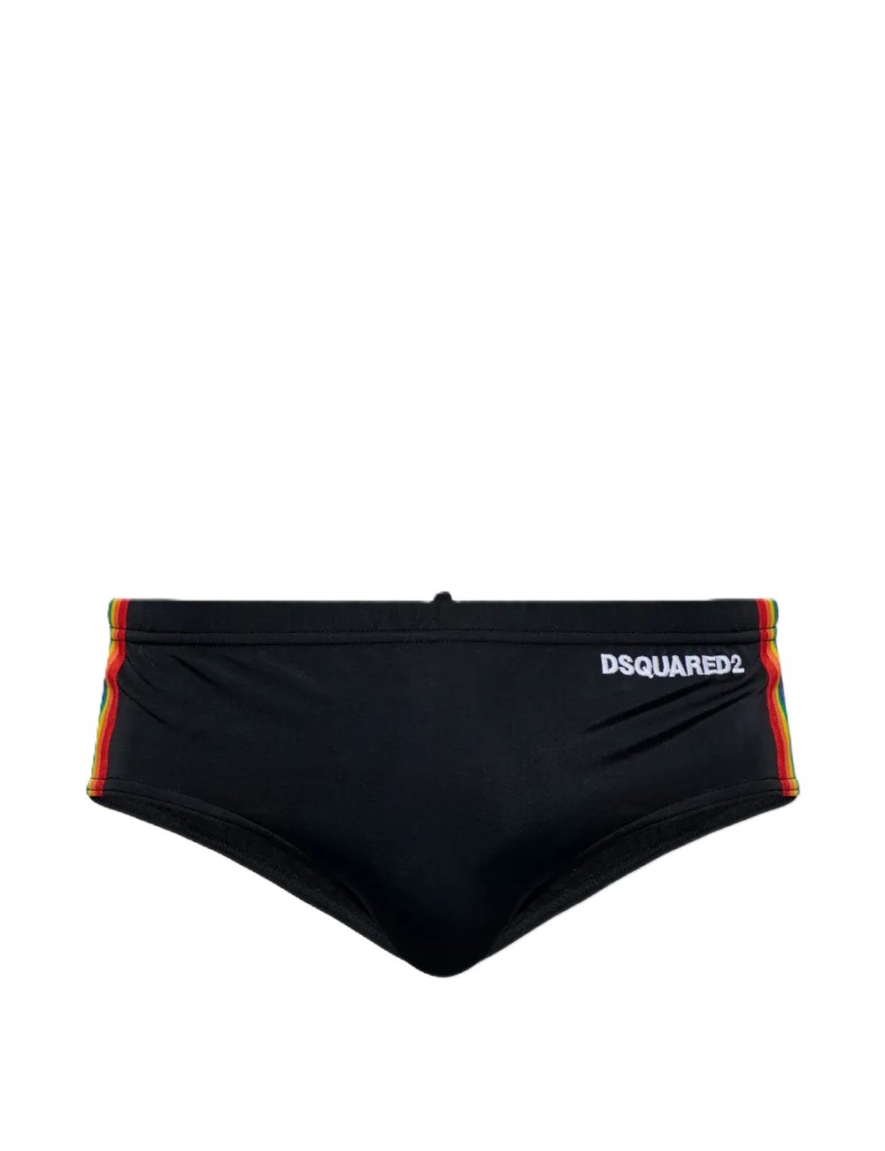 costume a slip dsquared2 UOMO NERO 001 - D7B456620 vista frontale