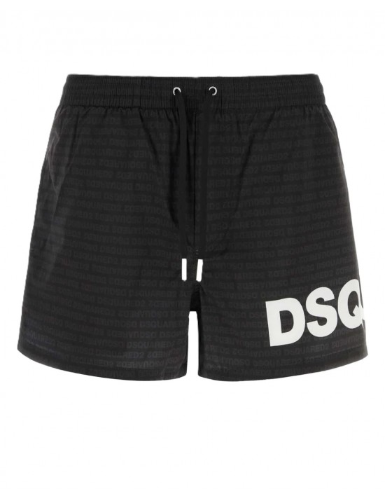costume a pantaloncino dsquared2 UOMO NERO 010 - D7B5C6600 vista frontale