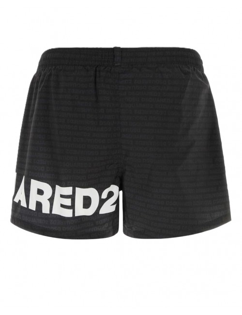 costume a pantaloncino dsquared2 UOMO NERO 010 - D7B5C6600 vista posteriore