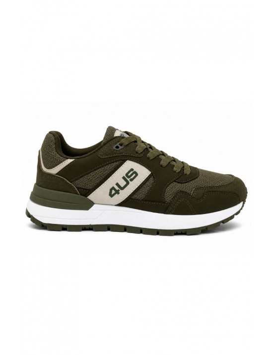 scarpe 4us cesare paciotti UOMO 12 MILITARY - SNOOZE vista laterale