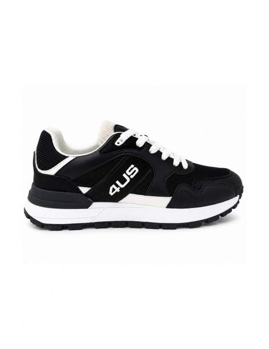 scarpe 4us cesare paciotti UOMO 04B BLACK - SNOOZE vista laterale