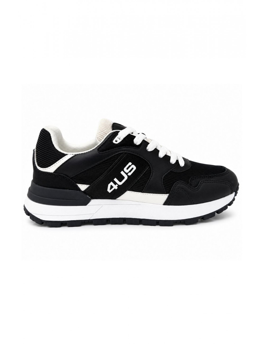 scarpe 4us cesare paciotti UOMO 04B BLACK - SNOOZE vista laterale