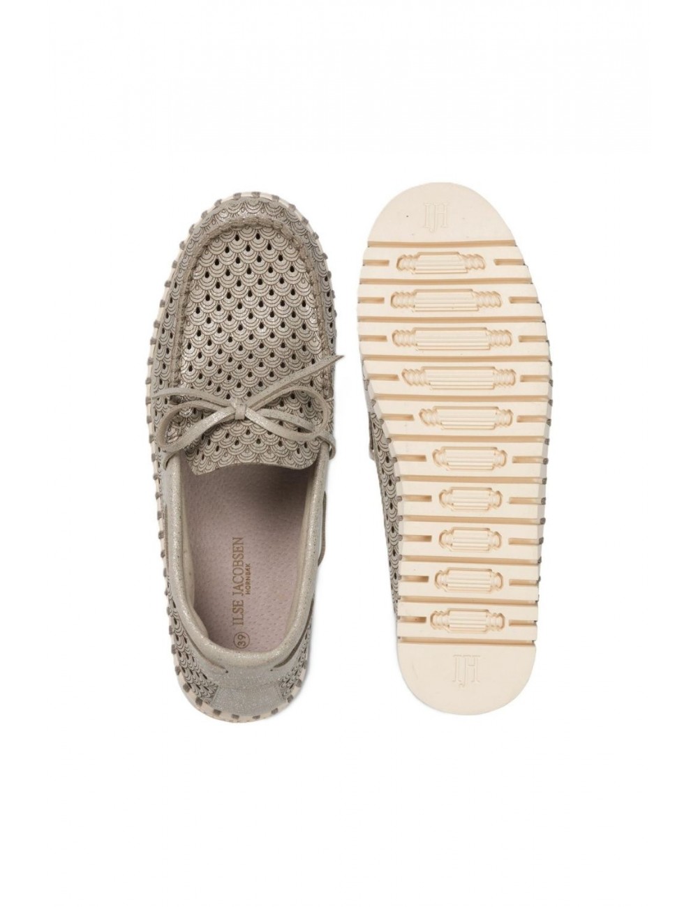 mocassini ilse jacobsen DONNA BEIGE 780111 PLATIN - TULIP3085 vista dettagli