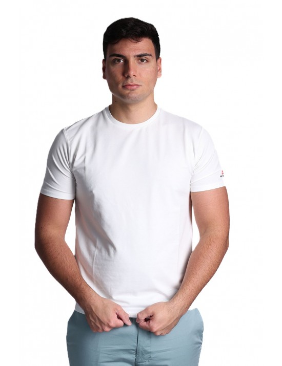 t-shirt peuterey UOMO BIANCA 730 - ZOLE 02 - PEU5470 vista frontale