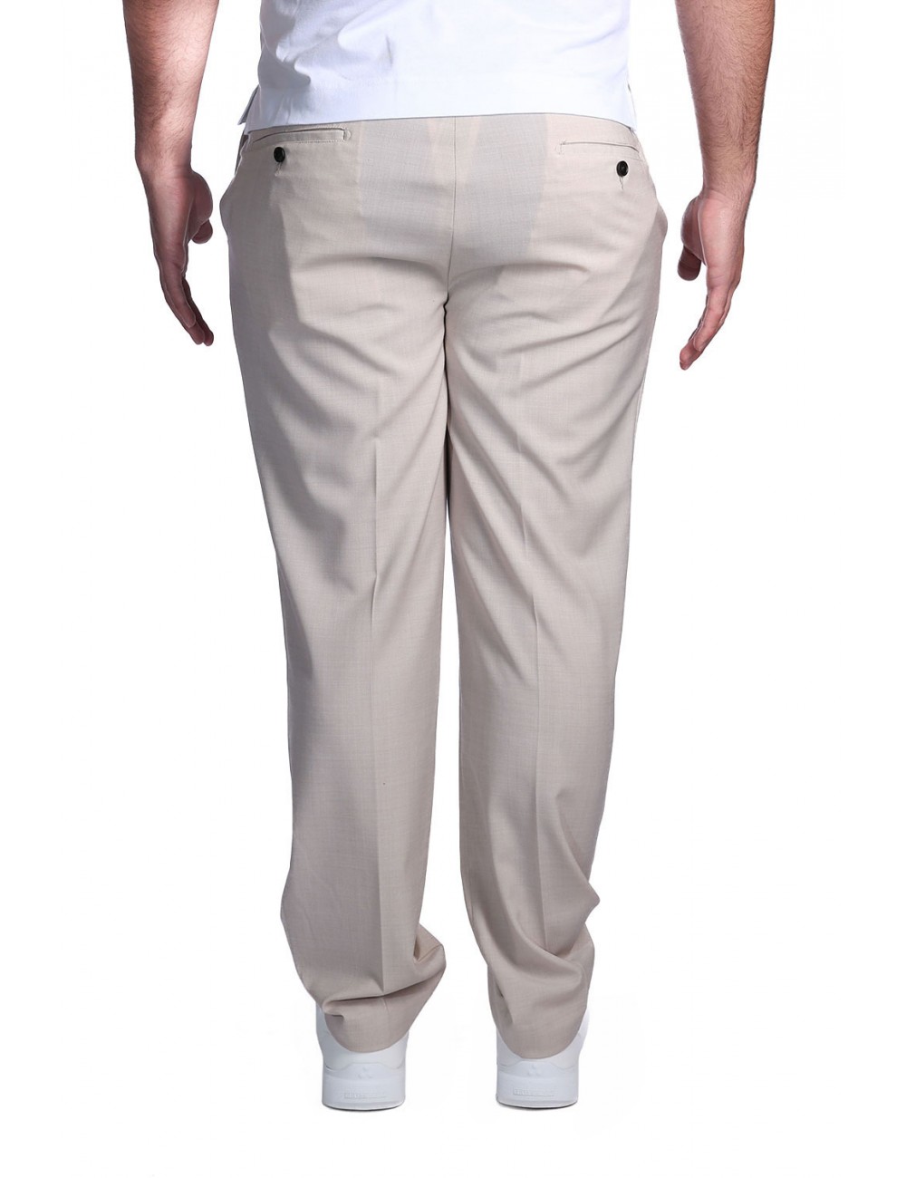 pantalone gazzarrini UOMO BEIGE - PSE774G vista posteriore