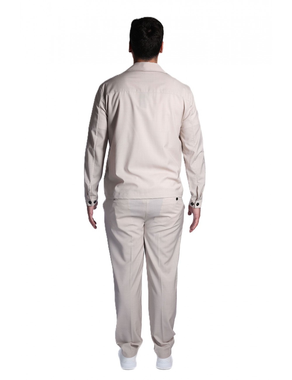 pantalone gazzarrini UOMO BEIGE - PSE774G vista completo posteriore