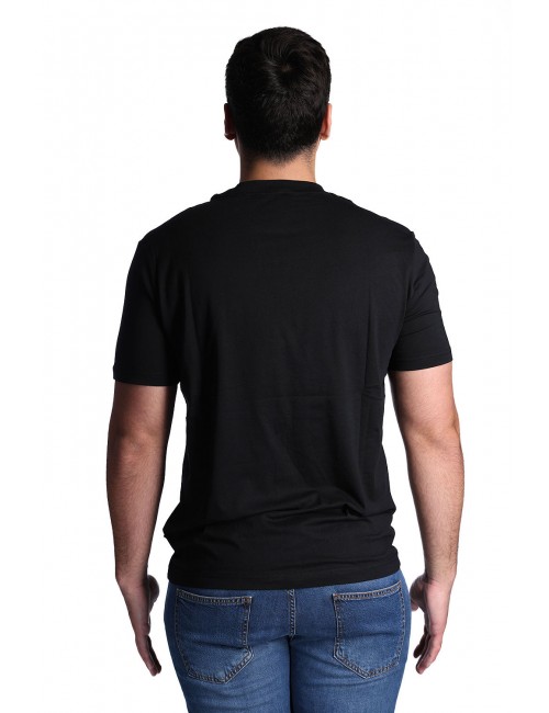 t-shirt john richmond UOMO BLACK - UMP26038TS vista posteriore