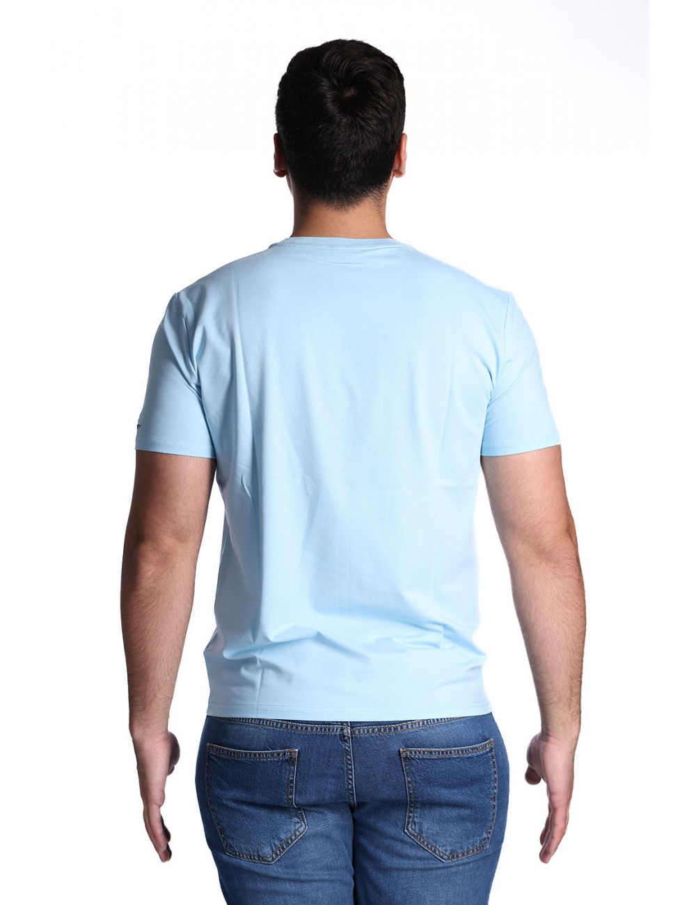 t-shirt peutery UOMO AZZURRA 290 - ZOLE 02 - PEU5470 vista frontale