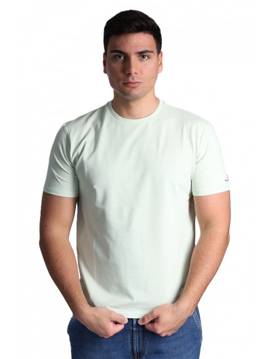 t-shirt peuterey UOMO VERDE CHIARO 651 - ZOLE 02 - PEU5470 vista frontale
