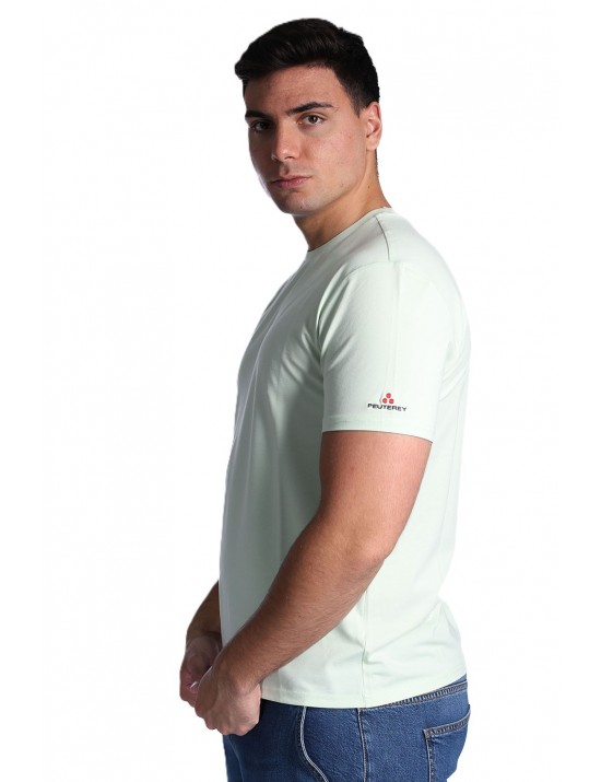 t-shirt peuterey UOMO VERDE CHIARO 651 - ZOLE 02 - PEU5470 vista frontale