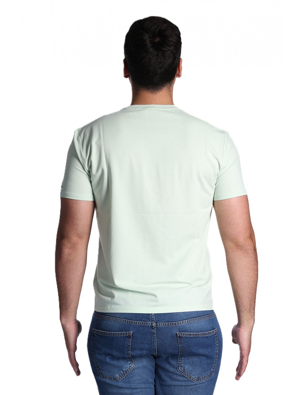 t-shirt peuterey UOMO VERDE CHIARO 651 - ZOLE 02 - PEU5470 vista posteriore