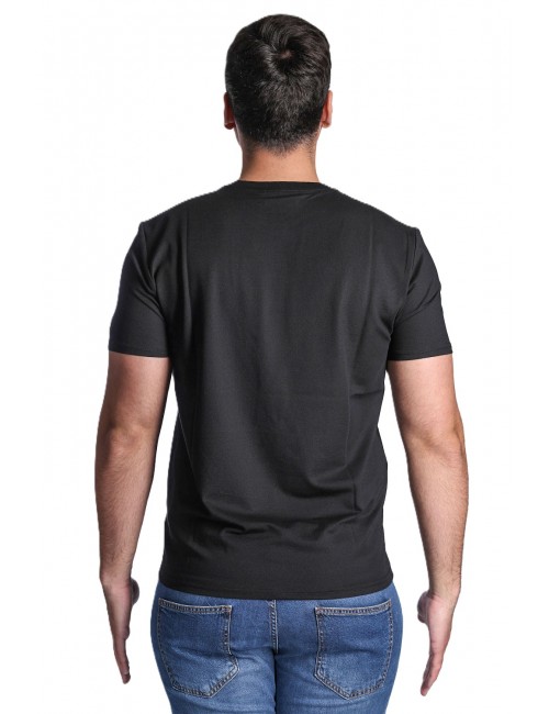 t-shirt peuterey UOMO NERA - ZOLE 02 - PEU5470 vista posteriore