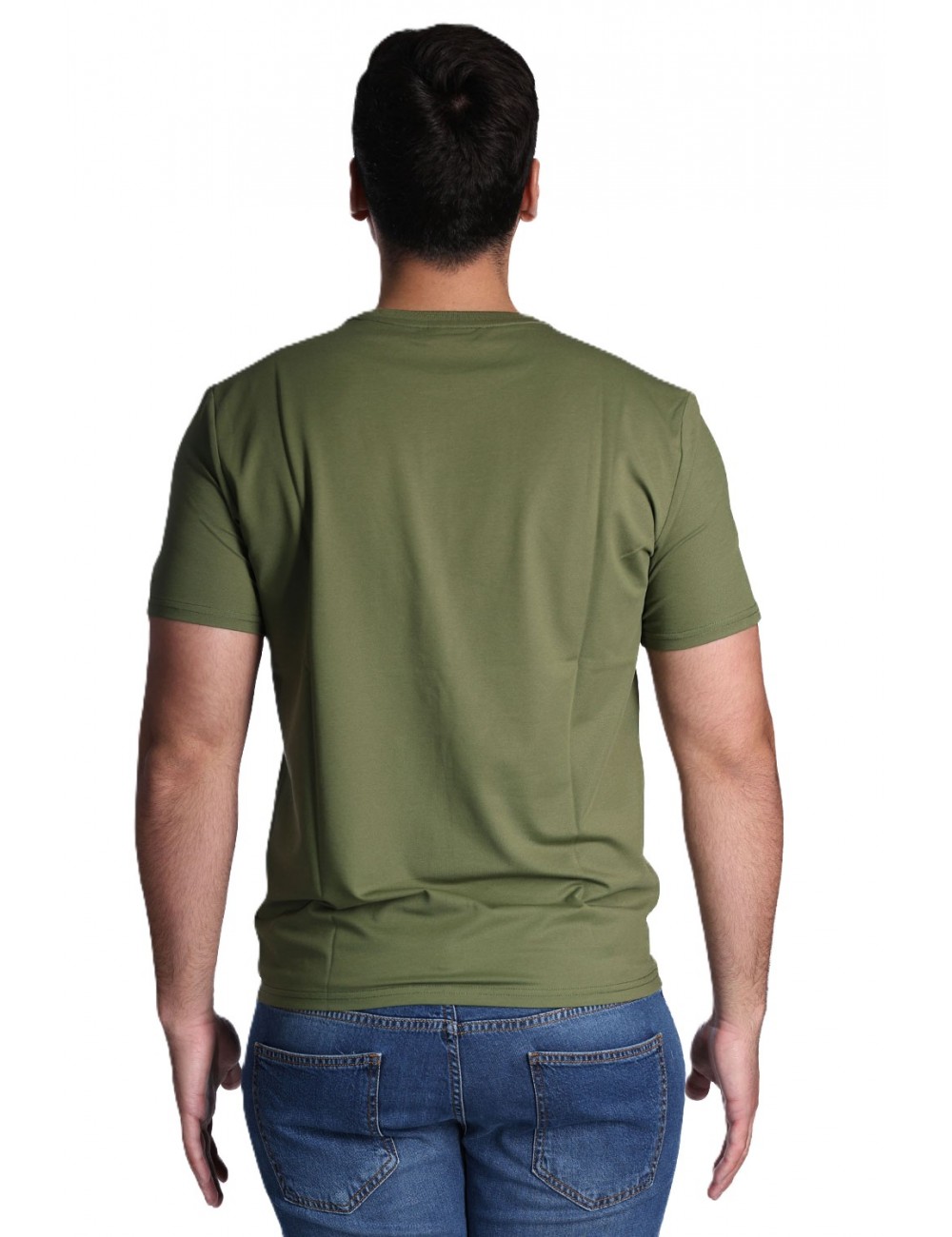 t-shirt peuterey UOMO VERDE MILITARE 471 - ZOLE 02 - PEU5470 vista posteriore