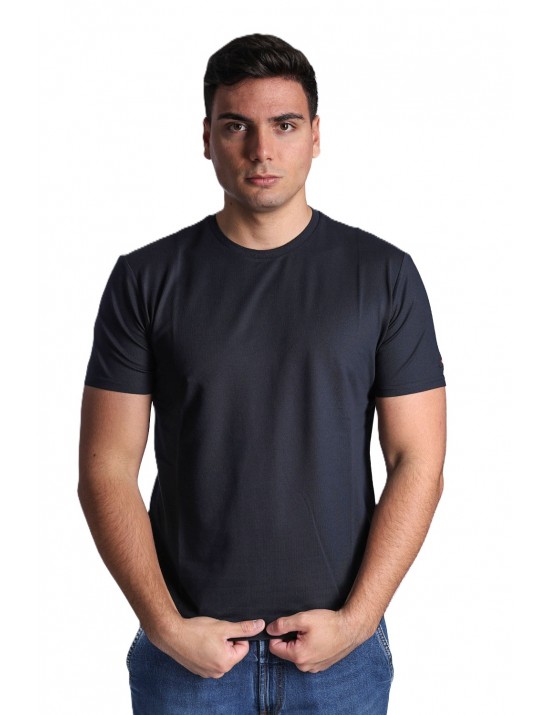 t-shirt peuterey UOMO BLU 215  - ZOLE 02 - PEU5470 vista frontale