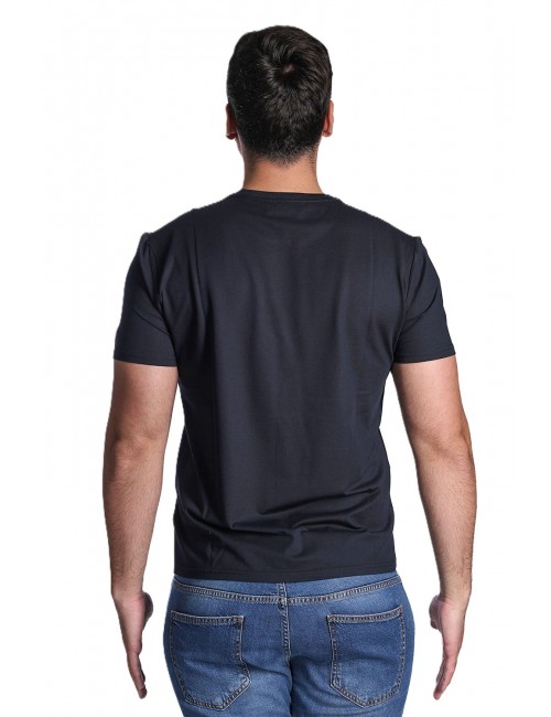 t-shirt peuterey UOMO BLU 215  - ZOLE 02 - PEU5470 vista posteriore