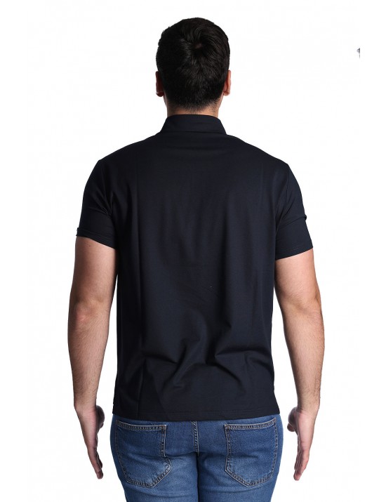 polo peuterey UOMO BLU 215 - MEZZOLA 02 - PEU5471 vista frontale