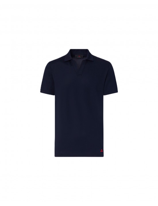 polo peuterey UOMO BLU 215 - NEW HELGO - PEU5847 vista frontale