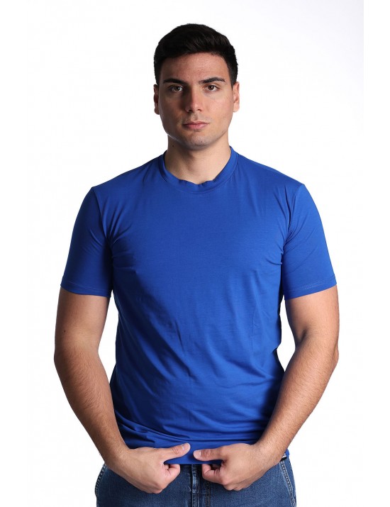 t-shirt dsquared2 UOMO BLU ELETTRICO 424 - D9M206250 vista frontale