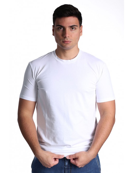 t-shirt dsquared2 UOMO BIANCA 100 - D9M206250 vista frontale