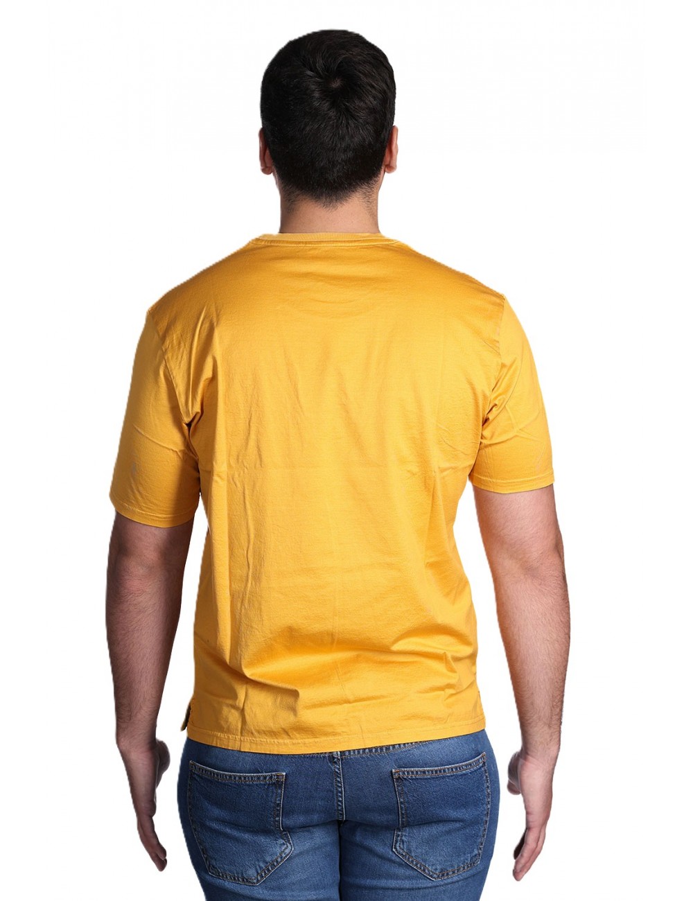 t-shirt gallo UOMO 15292 MOSTARDA - AP516882 vista posteriore