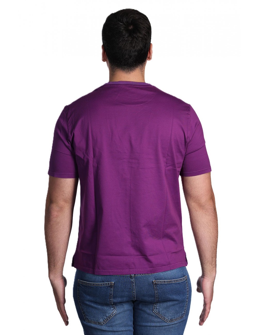 t-shirt gallo UOMO VIOLA 15512 VESCOVO - AP516882 vista frontale