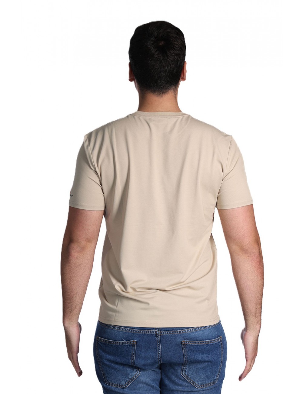 t-shirt peuterey UOMO BEIGE 794 - ZOLE 02 - PEU5470 vista posteriore