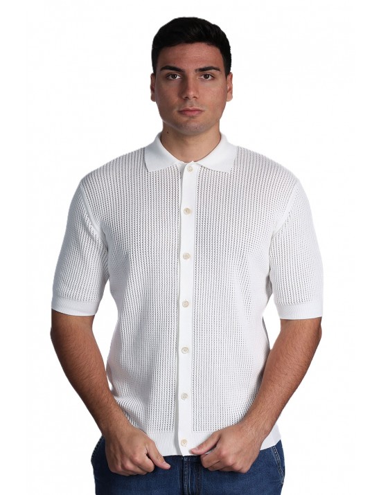 camicia masq UOMO BIANCA 125 - M5426-9027 vista frontale