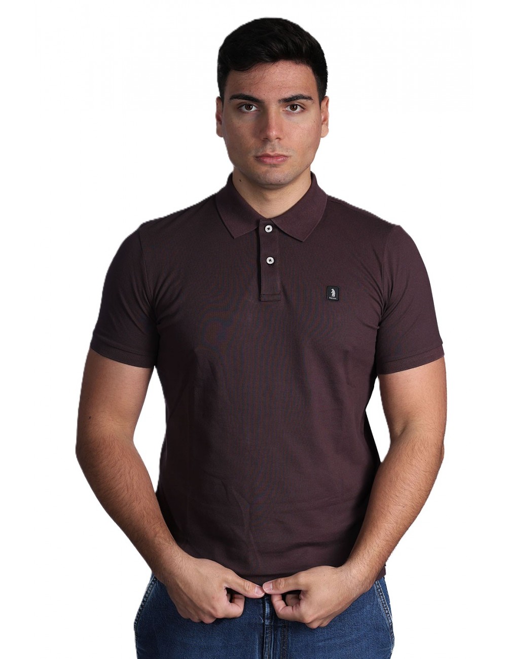 polo refrigue UOMO BROWN - R5013M261 vista frontale