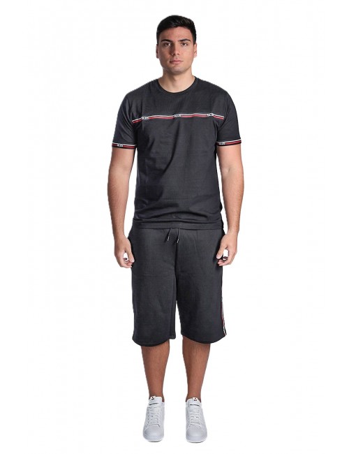 pantaloncino gcds UOMO 999B BLACK/BLACK - C1MEQL214F004 vista completo frontale