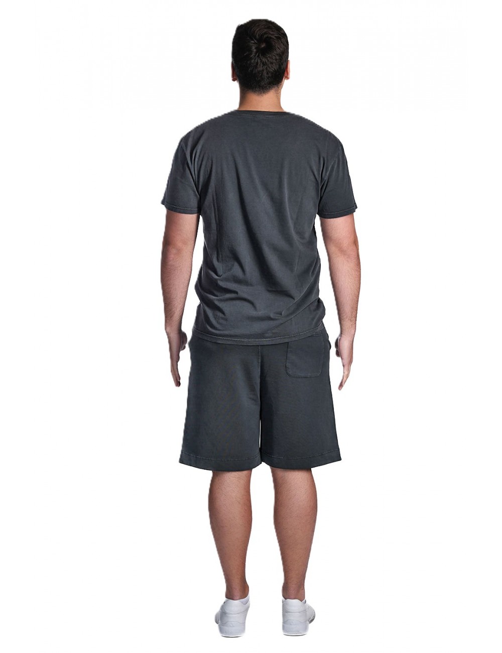 pantaloncino moschino UOMO NERO 0555 - V1A6804 - 4436 vista completo posteriore