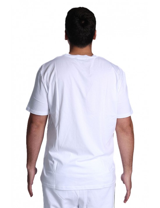 t-shirt gcd UOMO 100G OPTIC WHITE E GREEN - C1MEQC041J104 vista frontale