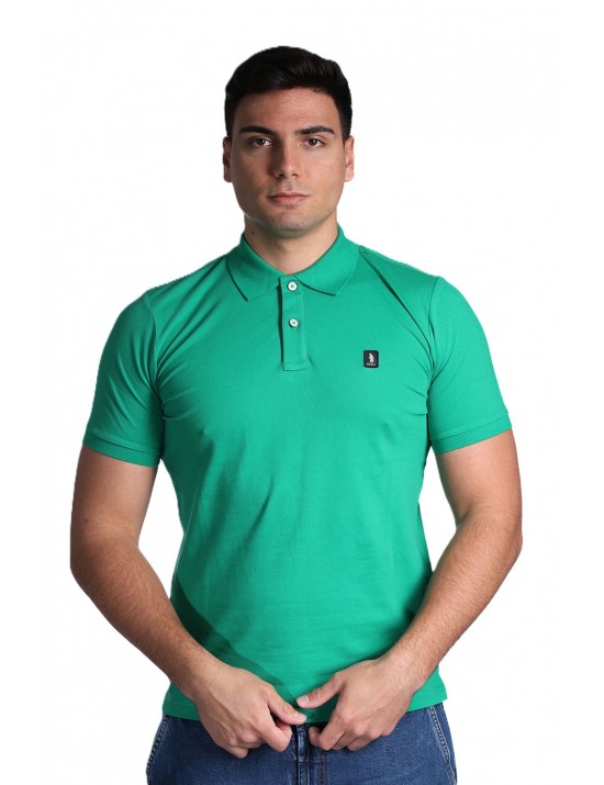 polo refrigue UOMO GREEN - R5013M261 vista frontale