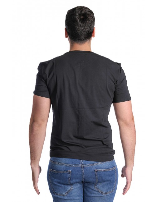 t-shirt guess UOMO NERA JBLK - F6GI09J1314 vista posteriore