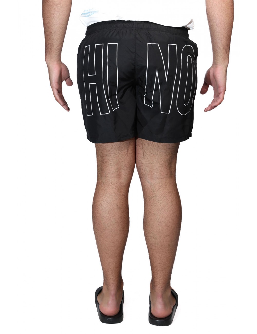 costume a pantaloncino moschino UOMO NERO 1555 - V3A4203 - 9301 vista frontale
