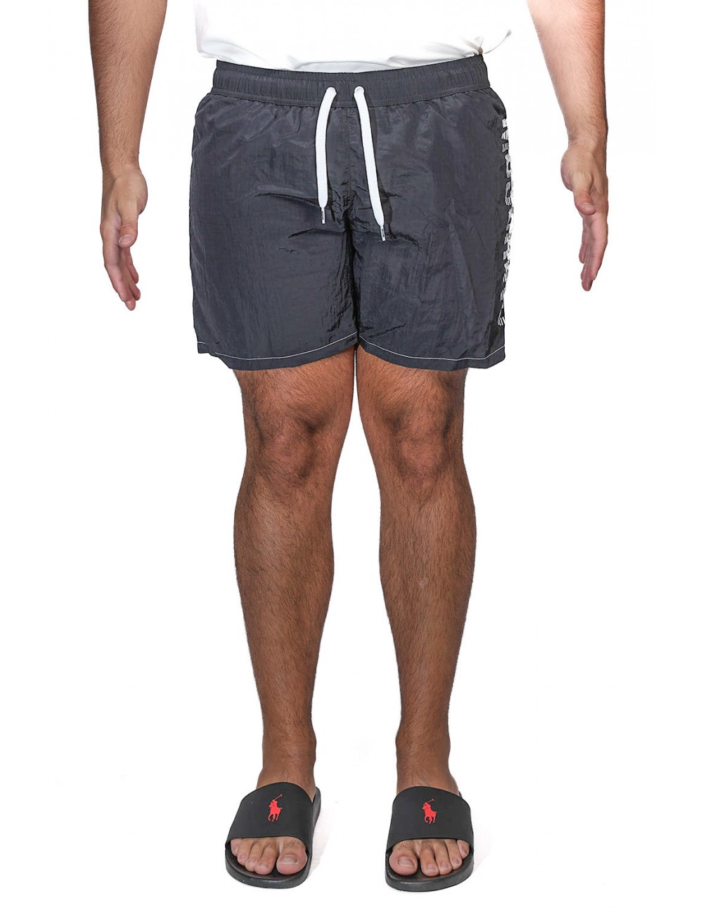 costume a pantaloncino moschino UOMO NERO E BIANCO 1555 - V3A4228 - 9407 vista frontale