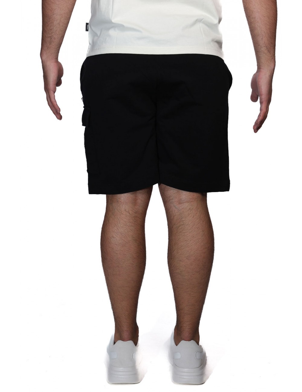 pantaloncino moschino UOMO NERO 0555 - V1A6802 - 4409 vista posteriore