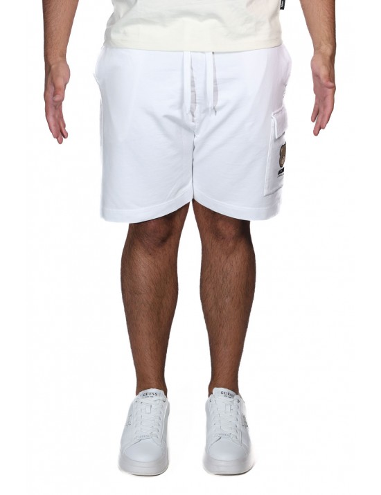 pantaloncino moschino UOMO BIANCO 0001 - V1A6802 - 4409 vista frontale