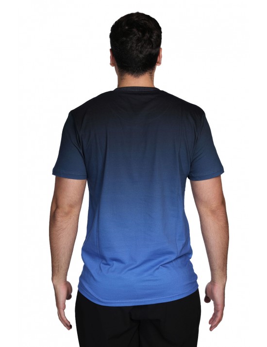 t-shirt moschino UOMO BLU 1296 - V3A0703 - 9424 vista frontale
