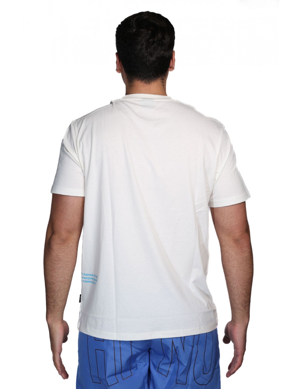 t-shirt refrigue UOMO WHITE - R4521M261 vista posteriore
