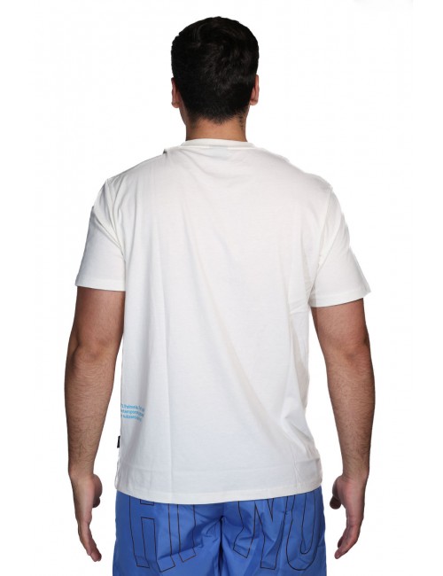 t-shirt refrigue UOMO WHITE - R4521M261 vista posteriore