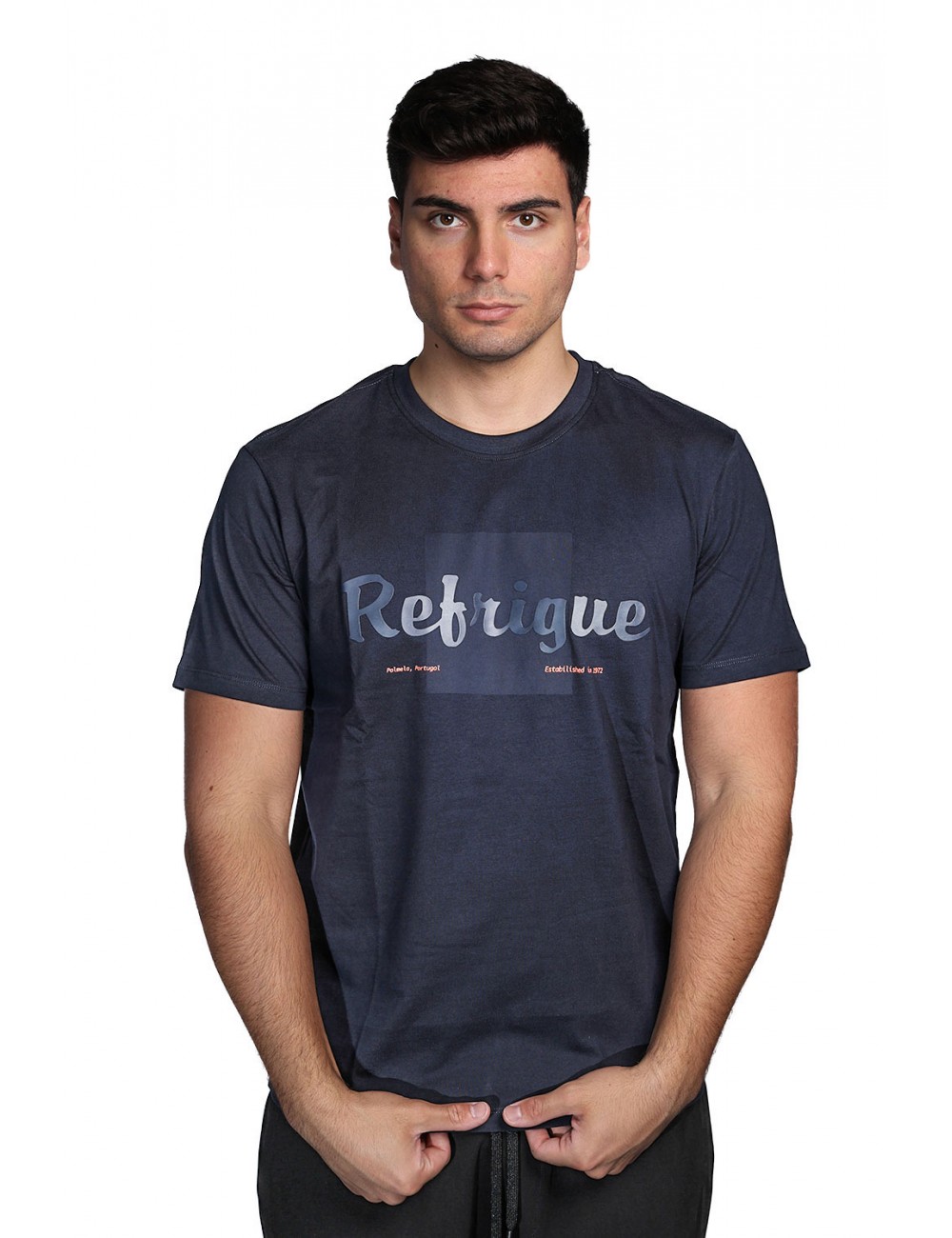 t-shirt refrigue UOMO NAVY - R4519M261 vista frontale