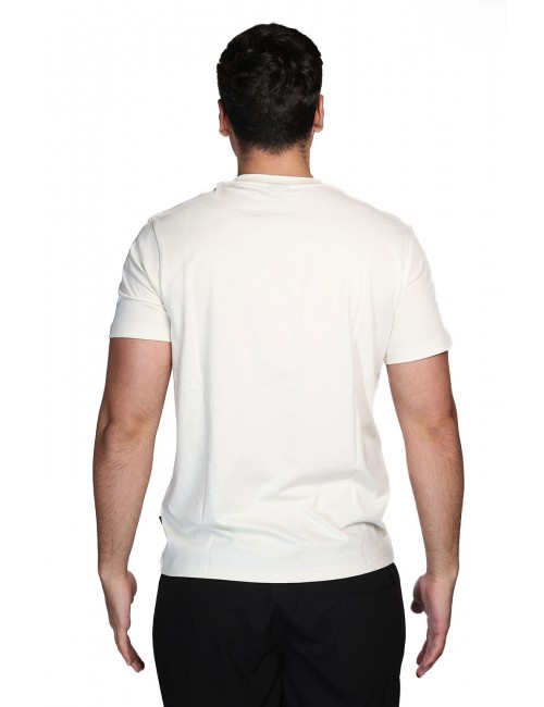 t-shirt refrigue UOMO AVORIO BONE - R4519M261 vista posteriore