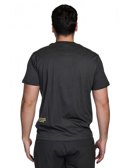 t-shirt refrigue UOMO BLACK - R4521M261 vista posteriore