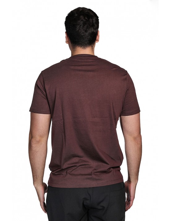 t-shirt refrigue UOMO BROWN - R4529M261 vista frontale
