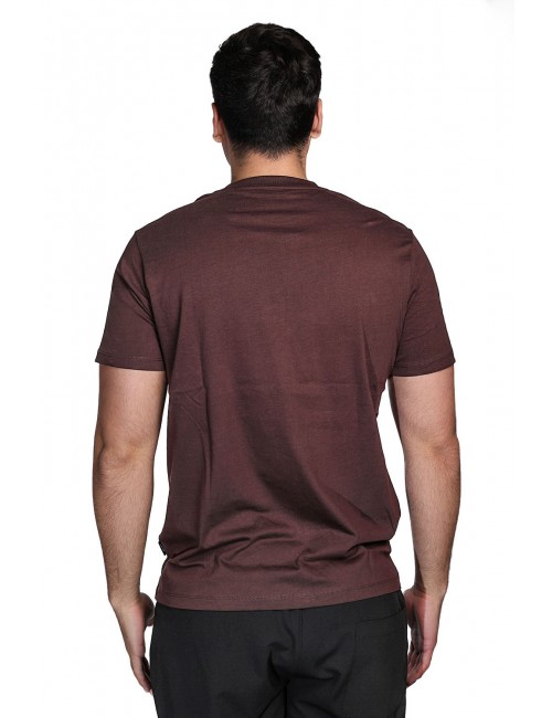 t-shirt refrigue UOMO BROWN - R4529M261 vista posteriore
