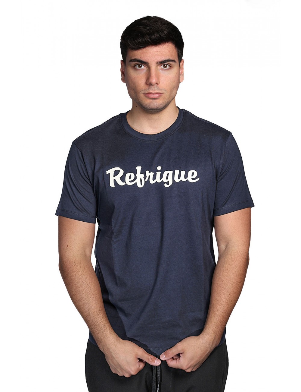 t-shirt refrigue UOMO NAVY - R4527M261 vista frontale
