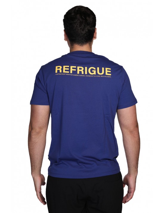 t-shirt refrigue UOMO BLU MARINO MARINE - R4518M261 vista frontale